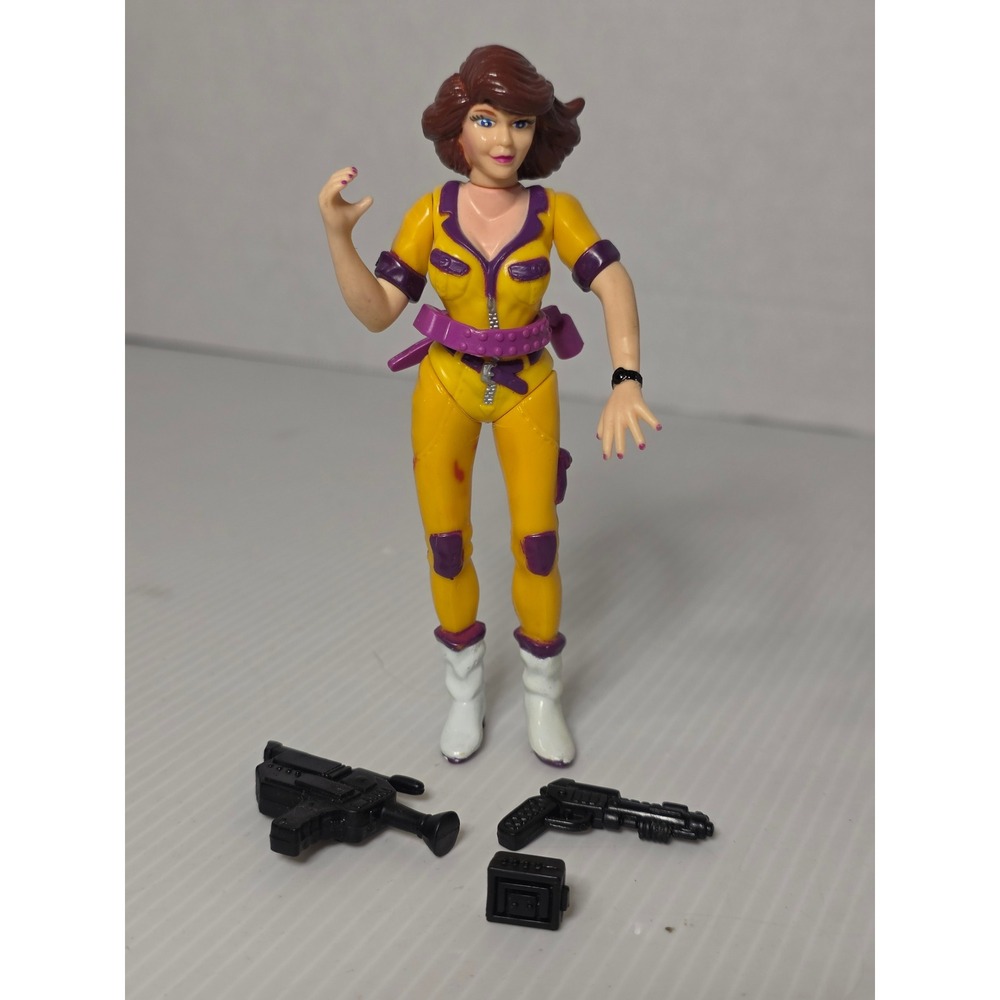 Playmates TMNT Action Figure 5in Yellow Fair 1992 April O'Neil